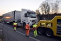 VU LKW A 4 Rich Aachen hinter Rodenkirchener Bruecke P41